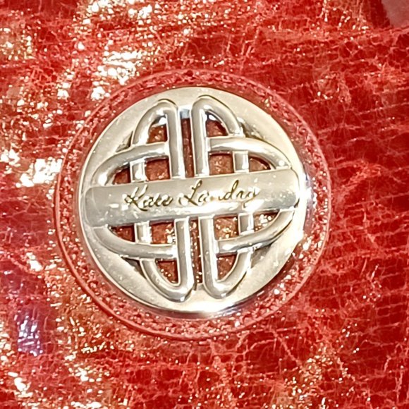 Kate Landry Large Faux Crocodile Shoulder Bag Purse - Picture 2 of 6